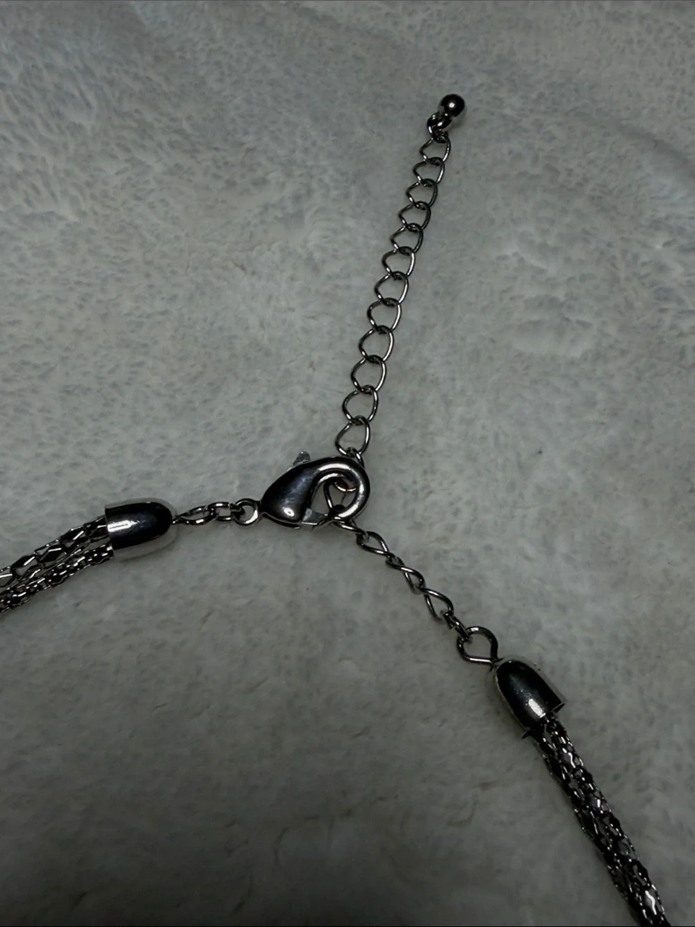 Park Lane Black Crystal Floral Medallion Necklace